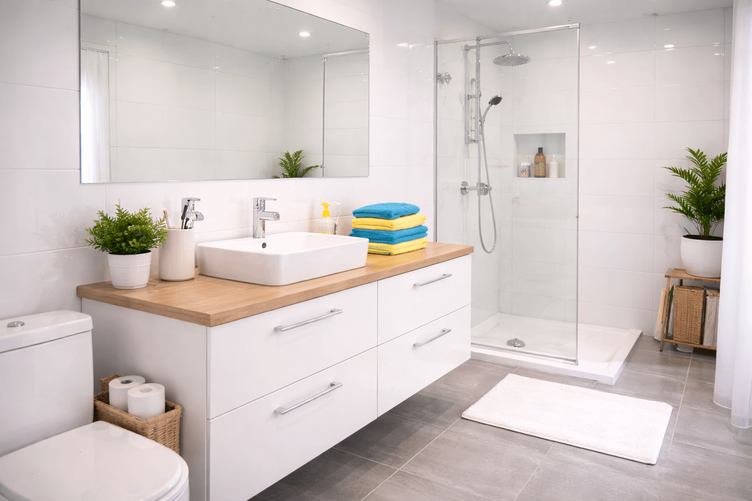 salle de bain remise en état